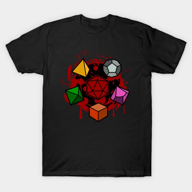 Massacre at the DnD Table T-Shirt by DigitalCleo